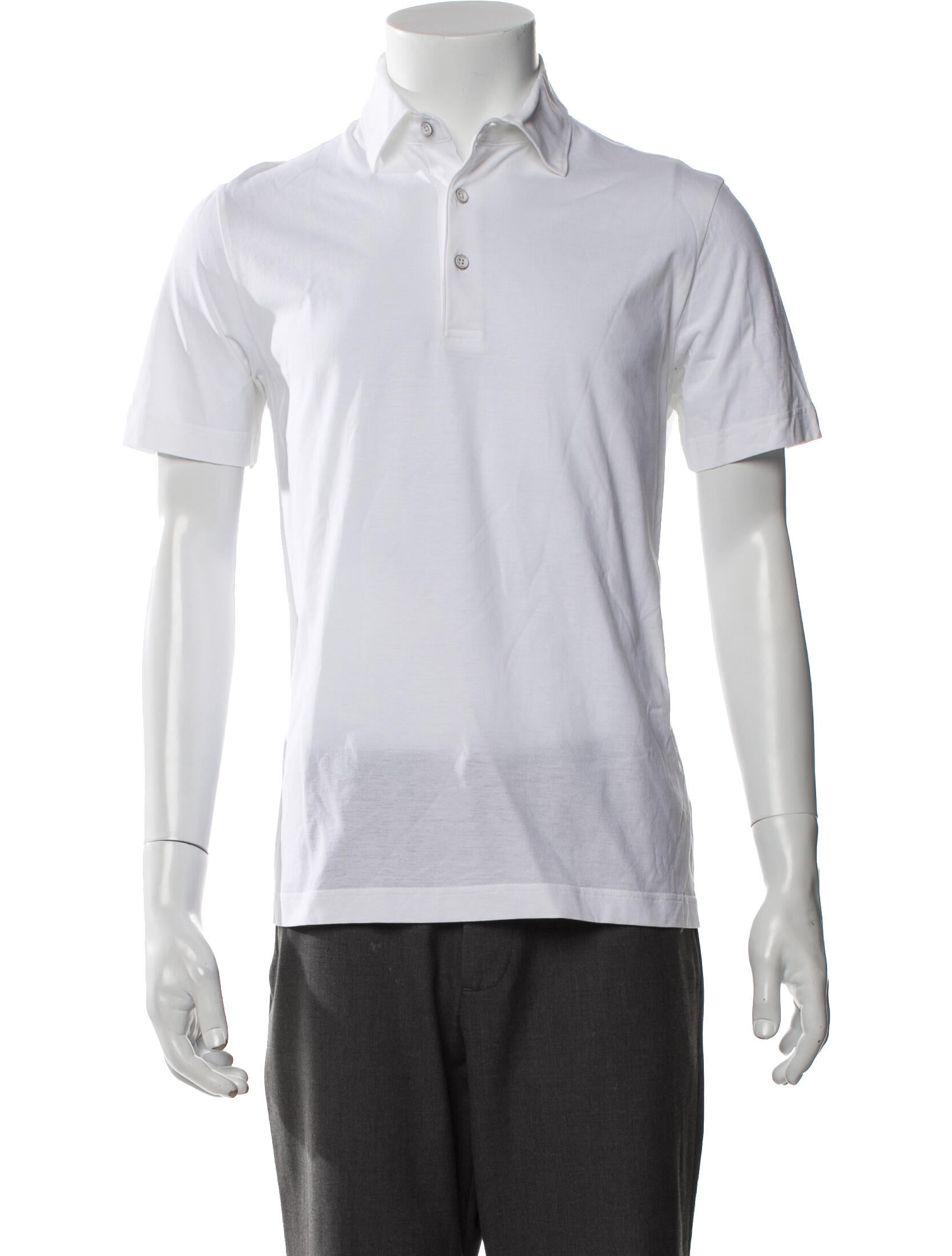 Herno V-Neck Short Sleeve Polo Shirt