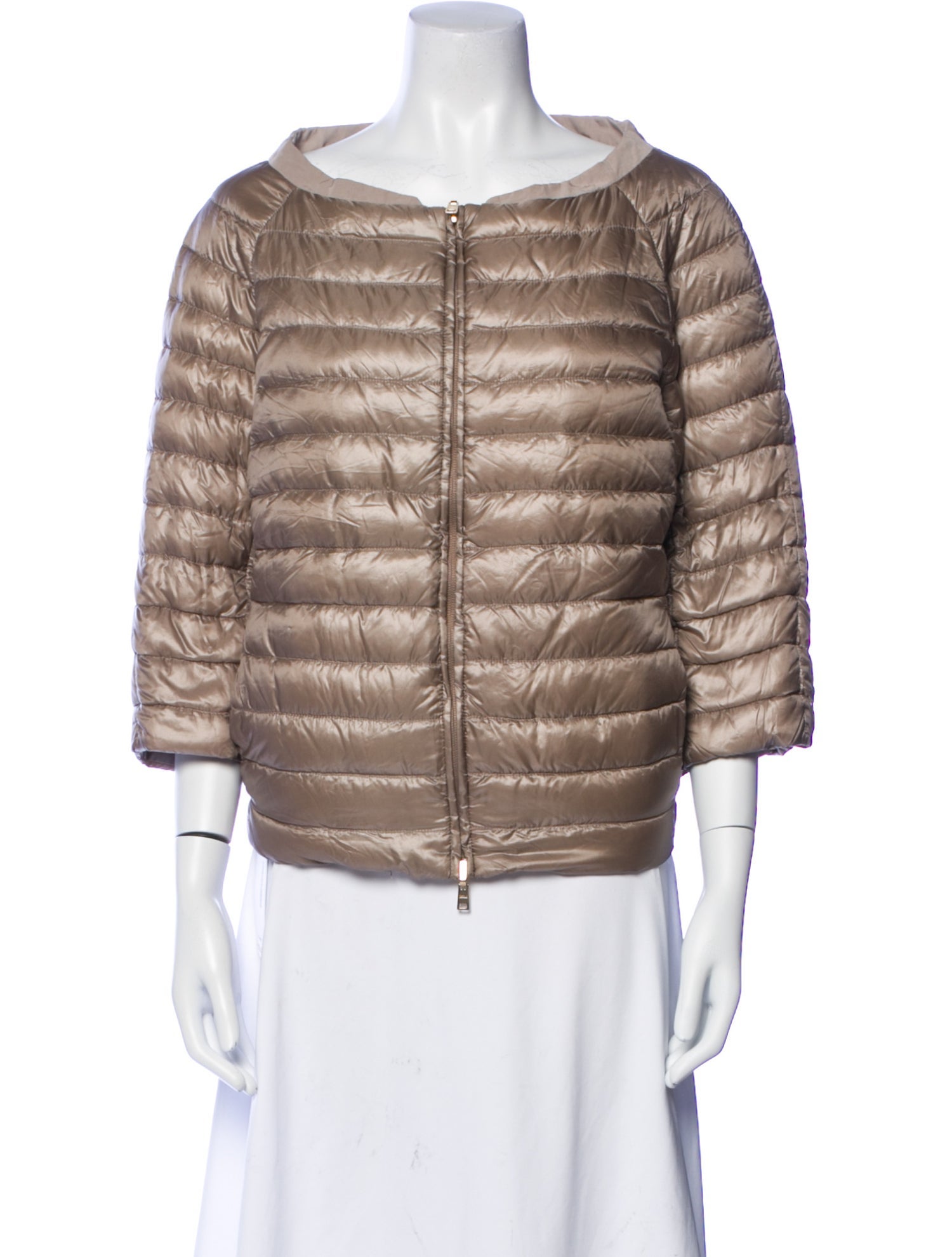 Herno Nylon Striped Down Jacket