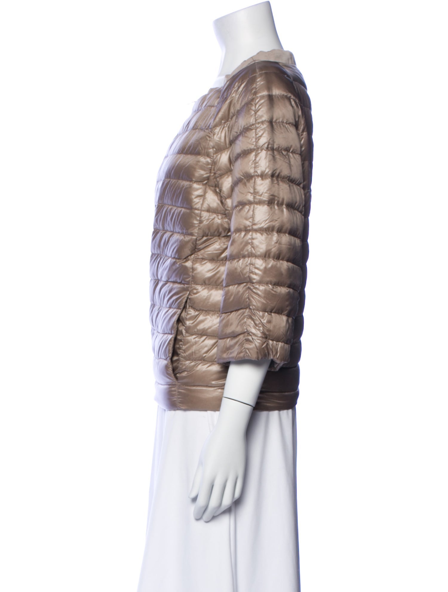 Herno Nylon Striped Down Jacket