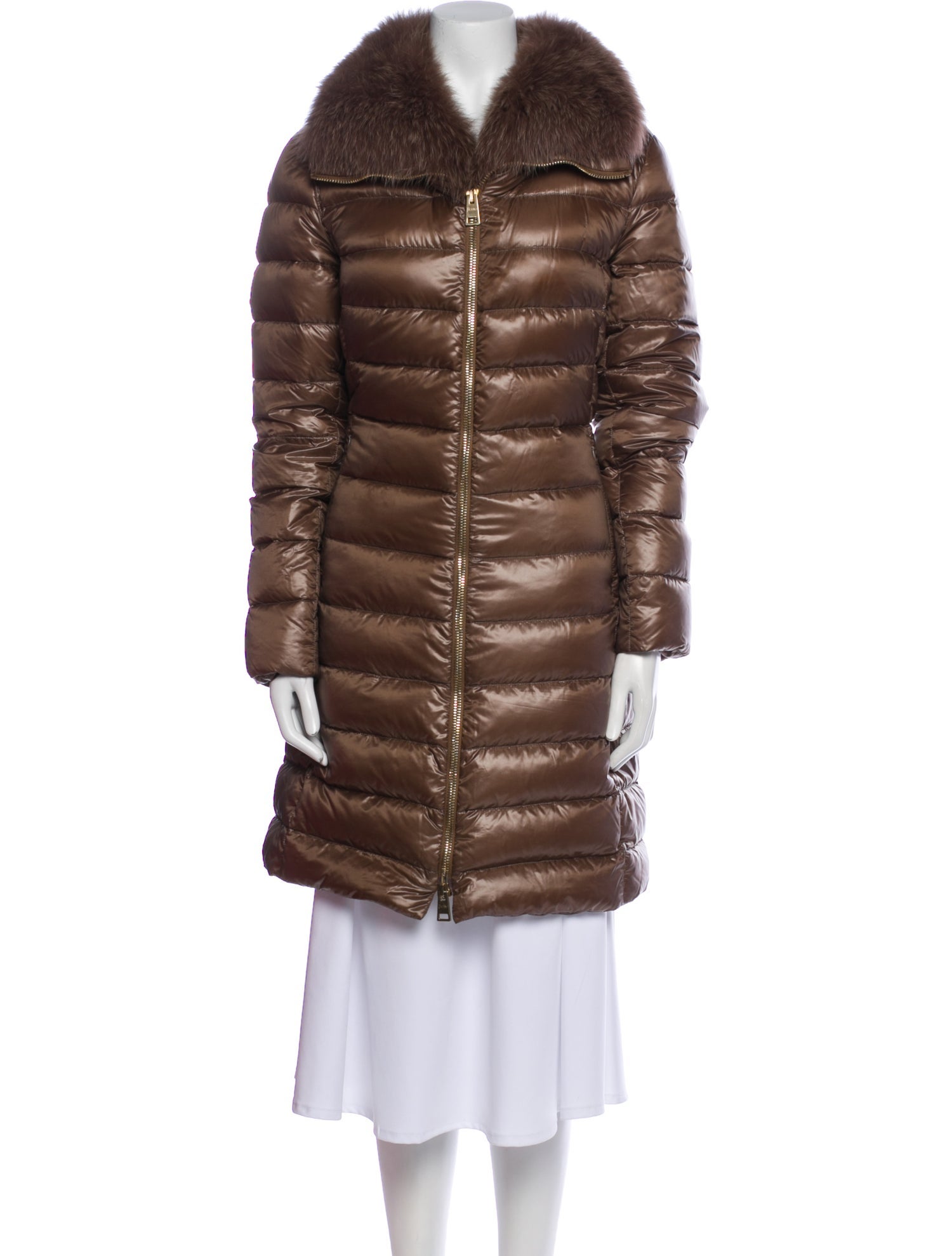 Herno Nylon Faux Fur Coat