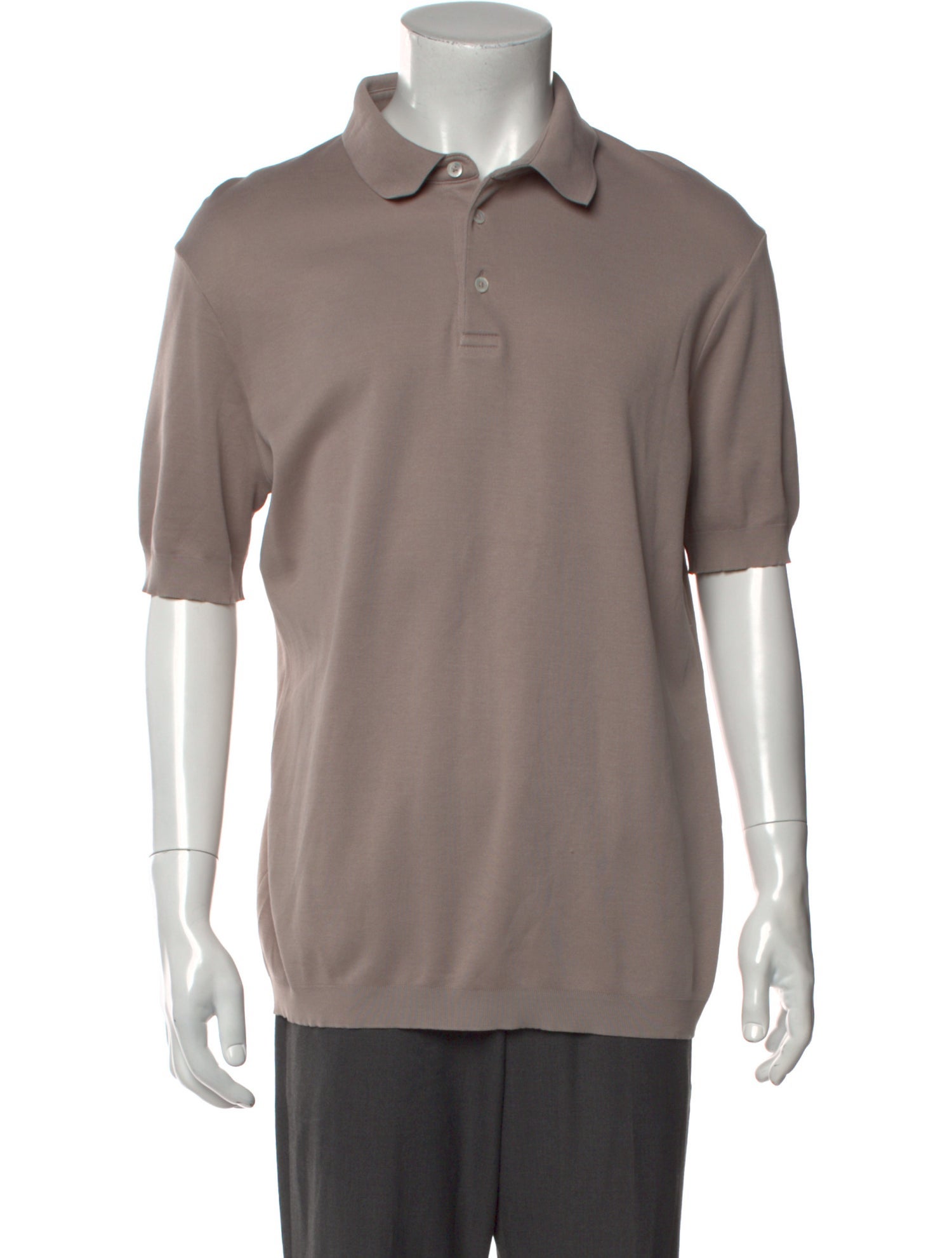 Herno Collar Short Sleeve Polo Shirt