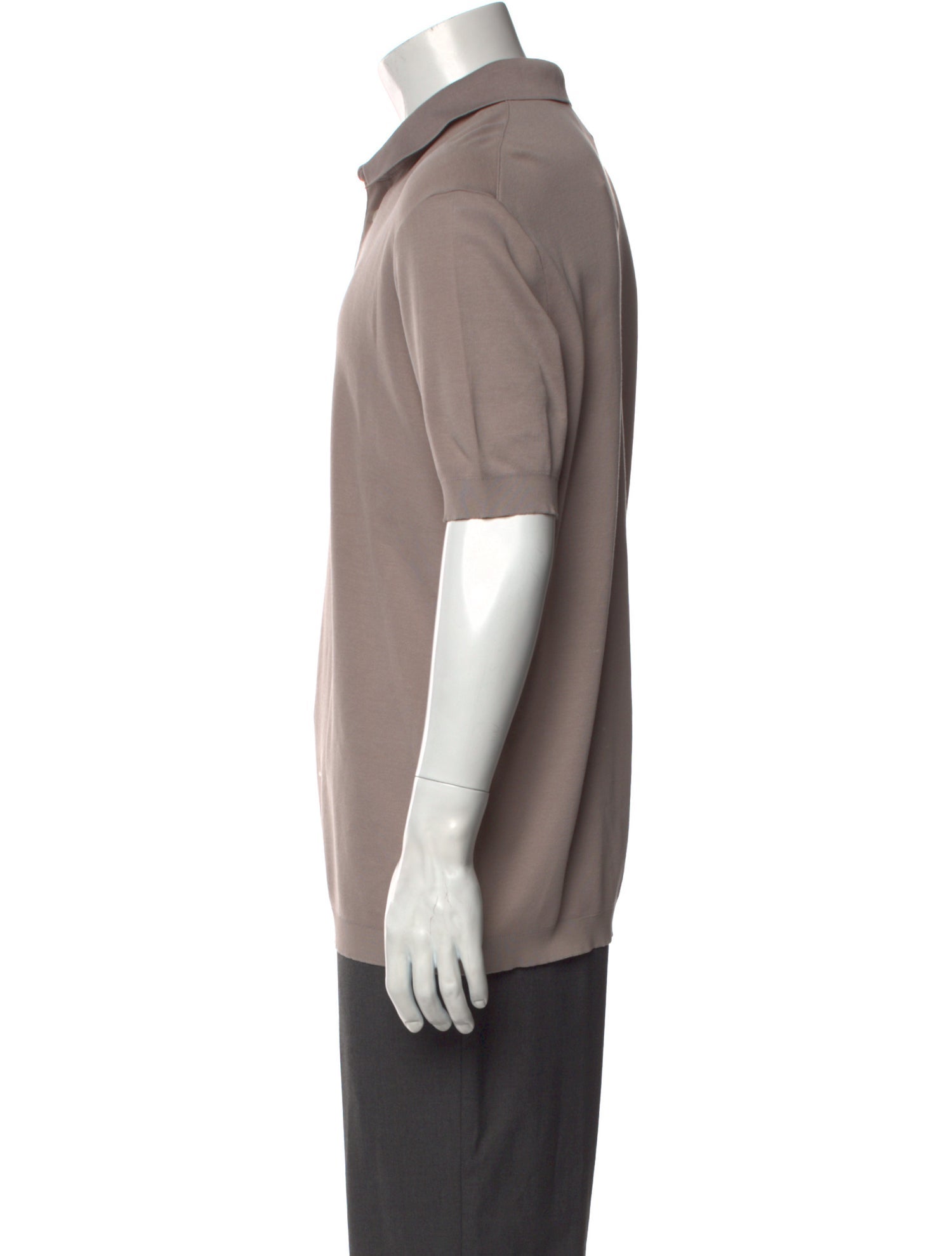 Herno Collar Short Sleeve Polo Shirt