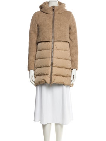 Pre-owned Herno Nylon Coat In Neutral