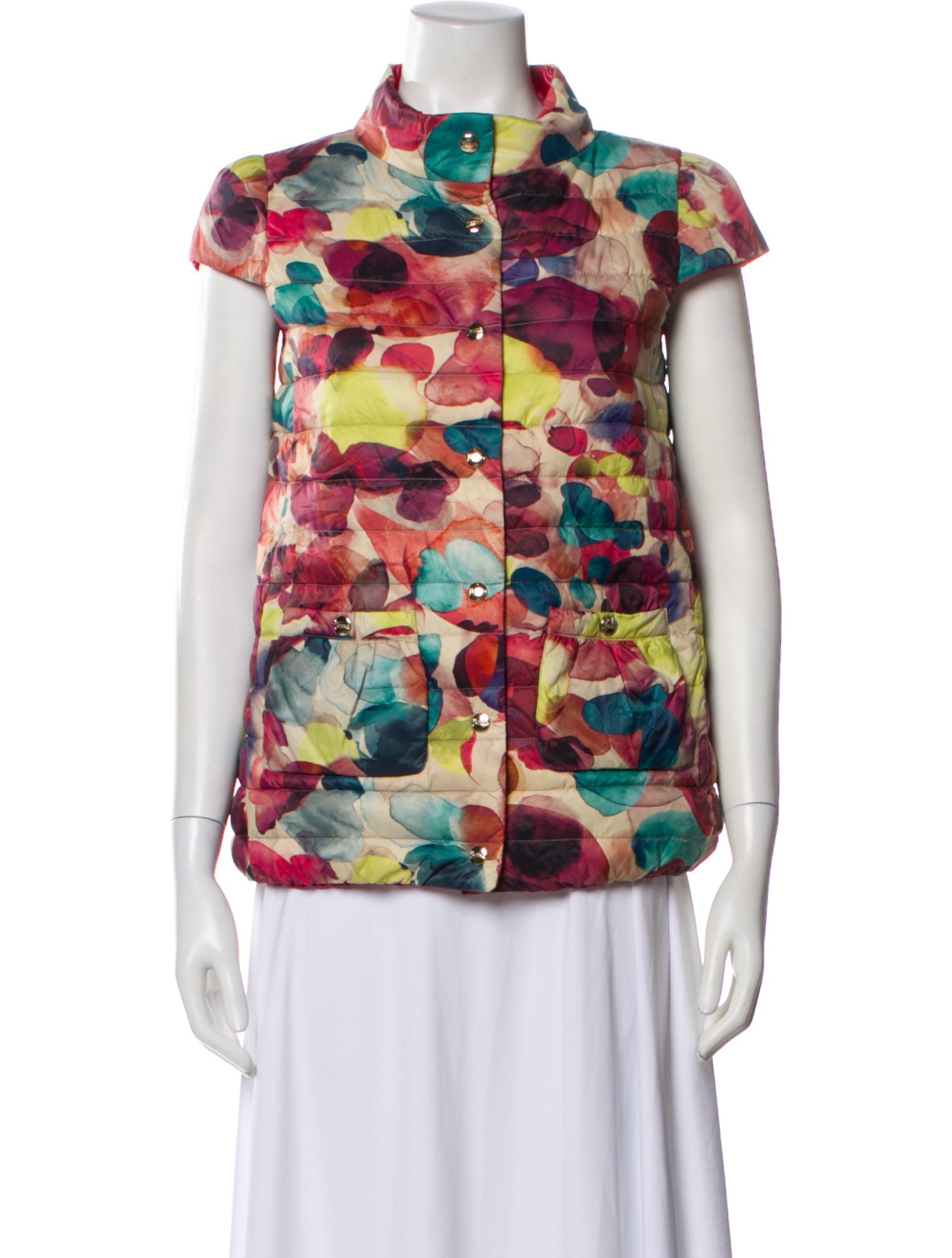 Herno Floral Print Vest