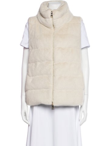 Pre-owned Herno Vest In Neutral