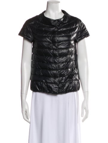 Pre-owned Herno Vest In Black