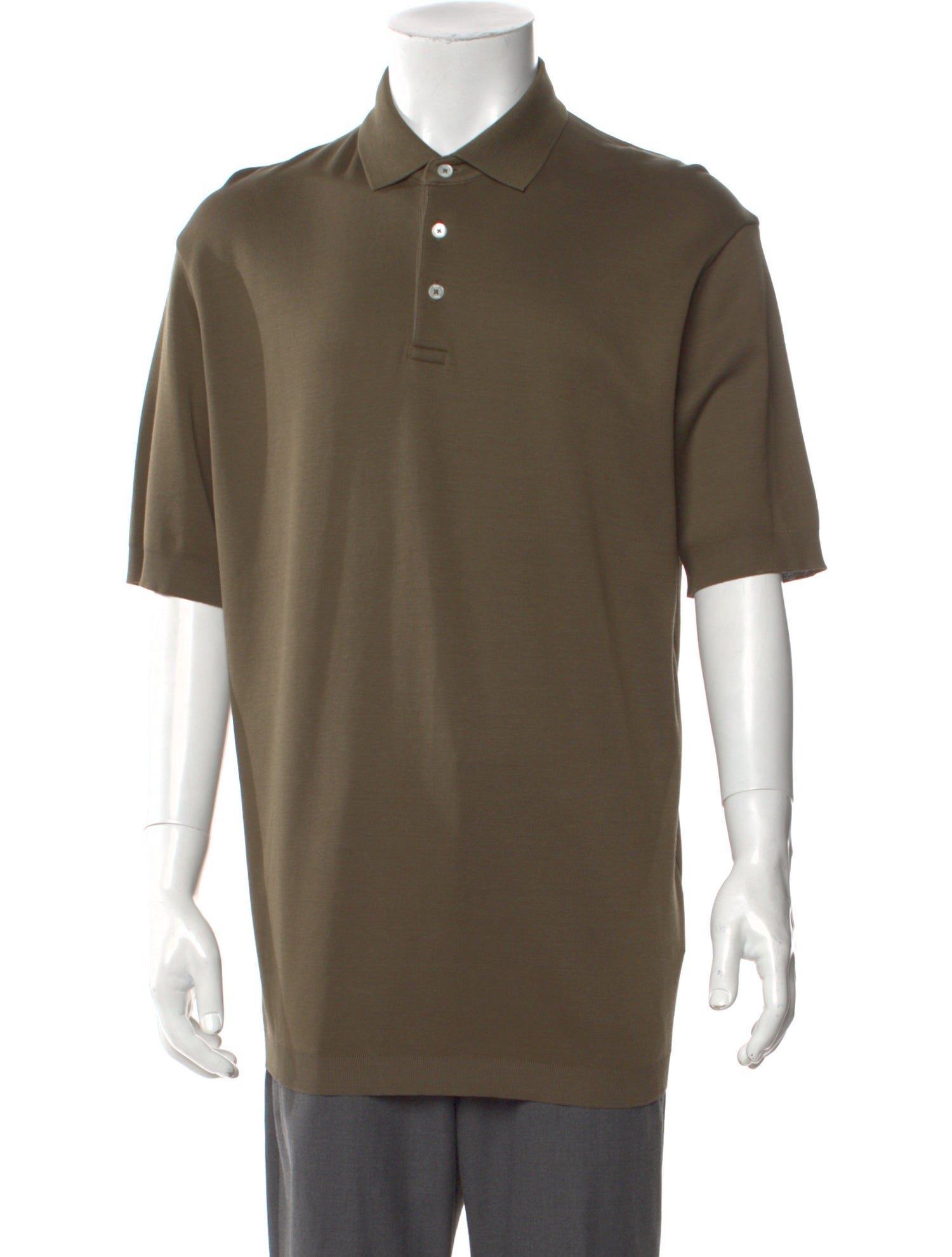 Herno Collar Short Sleeve Polo Shirt w/ Tags