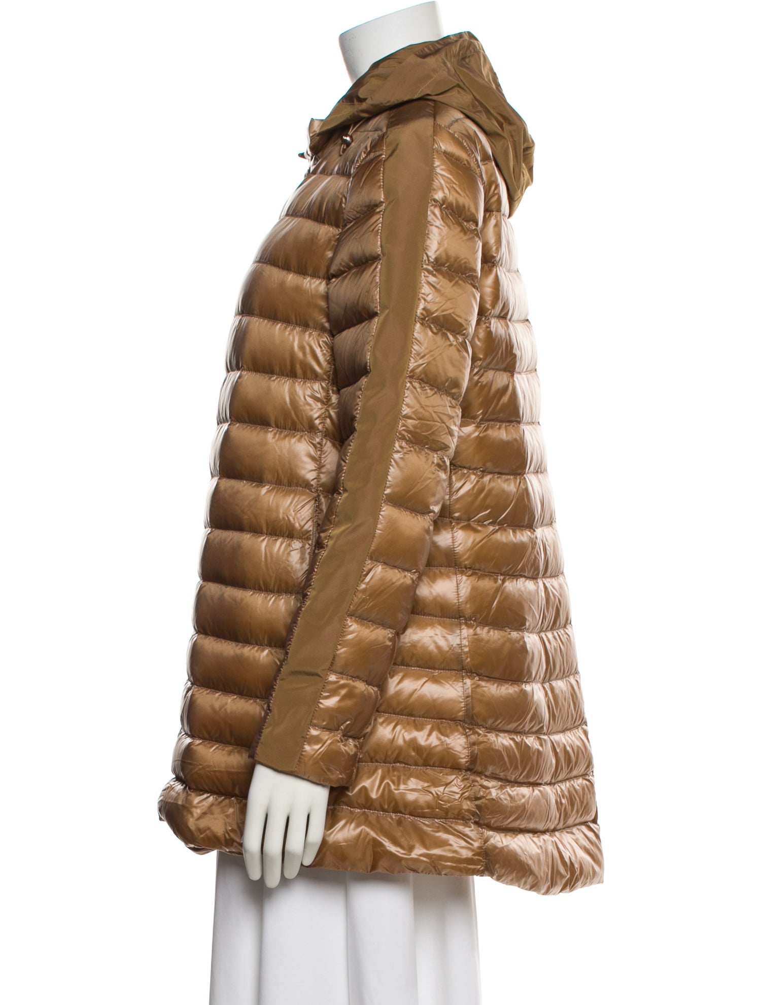 Herno Nylon Faux Fur Coat