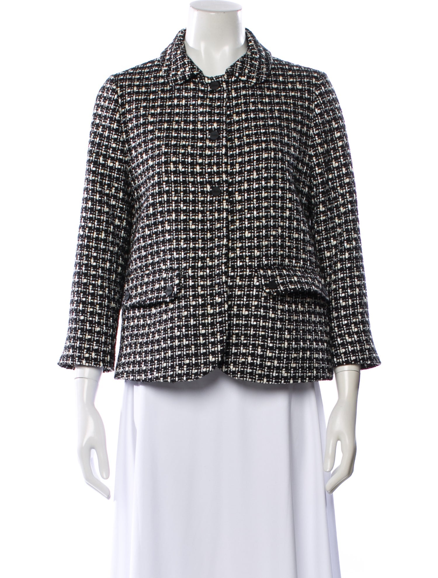 Herno Tweed Pattern Blazer