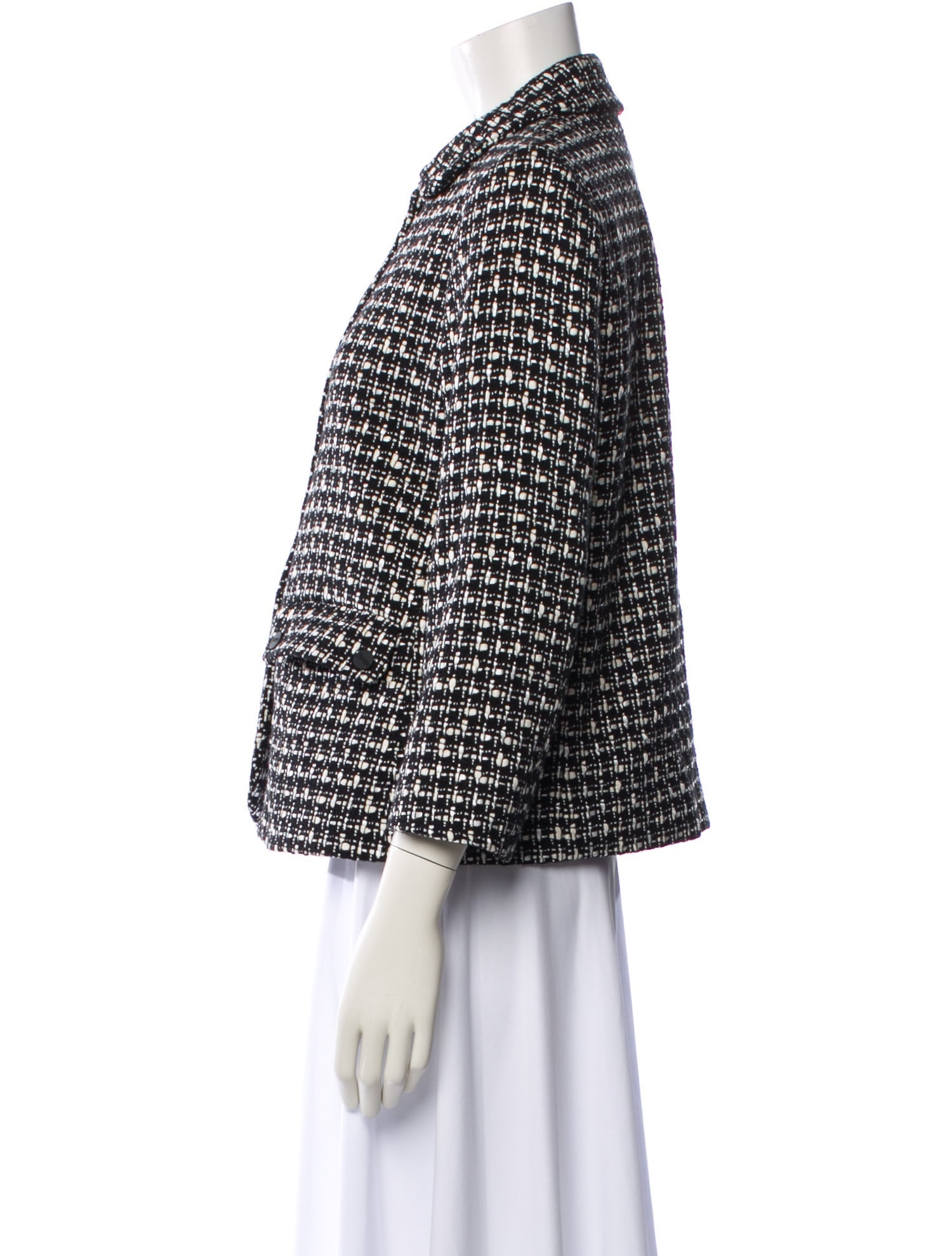 Herno Tweed Pattern Blazer