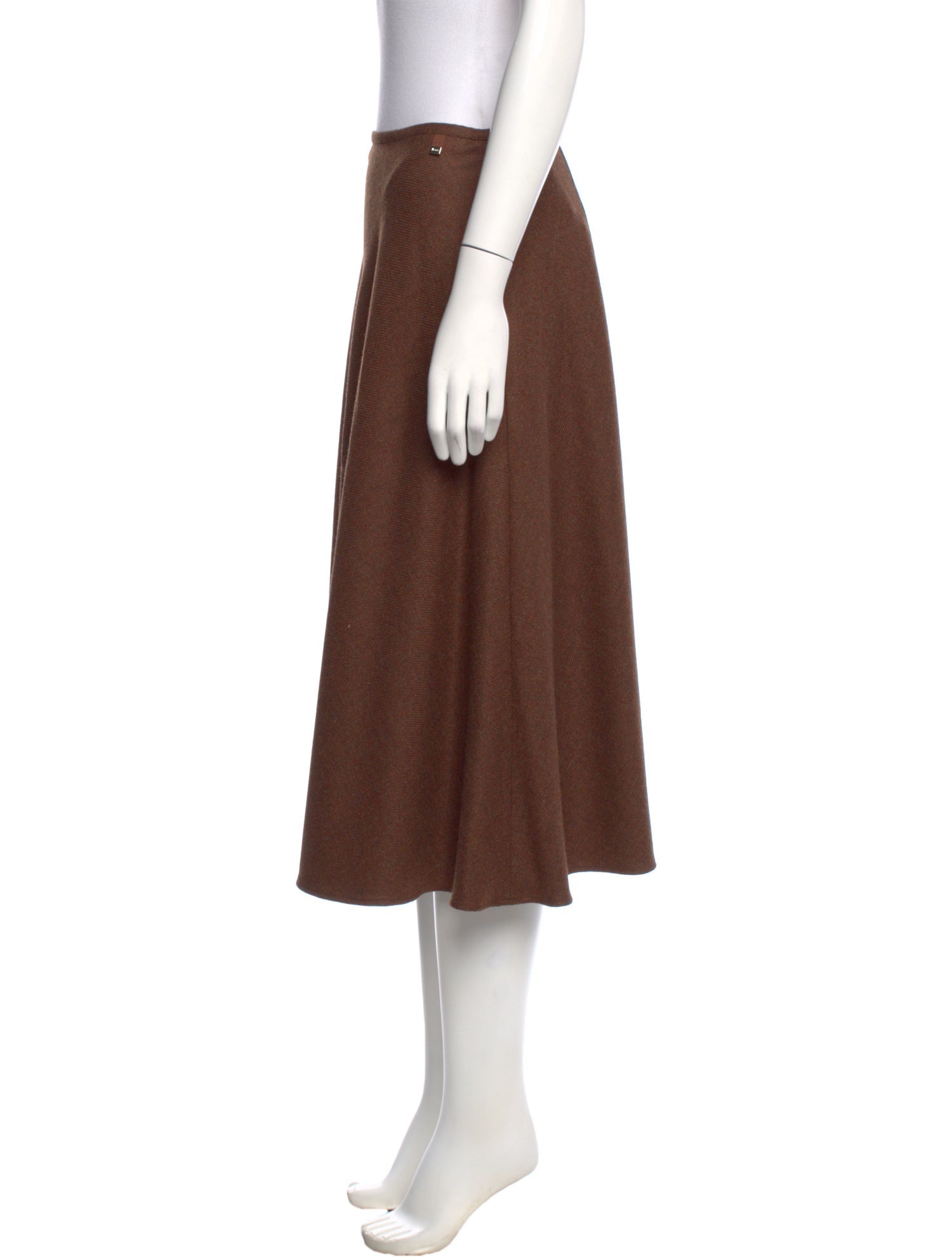 Herno Virgin Wool Knee-Length Skirt w/ Tags