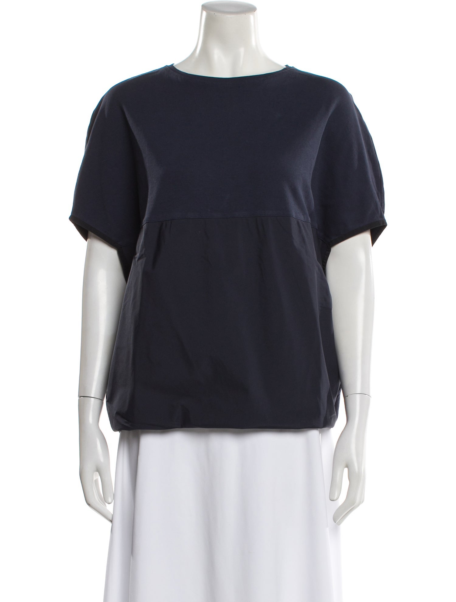 Herno Crew Neck Short Sleeve Top