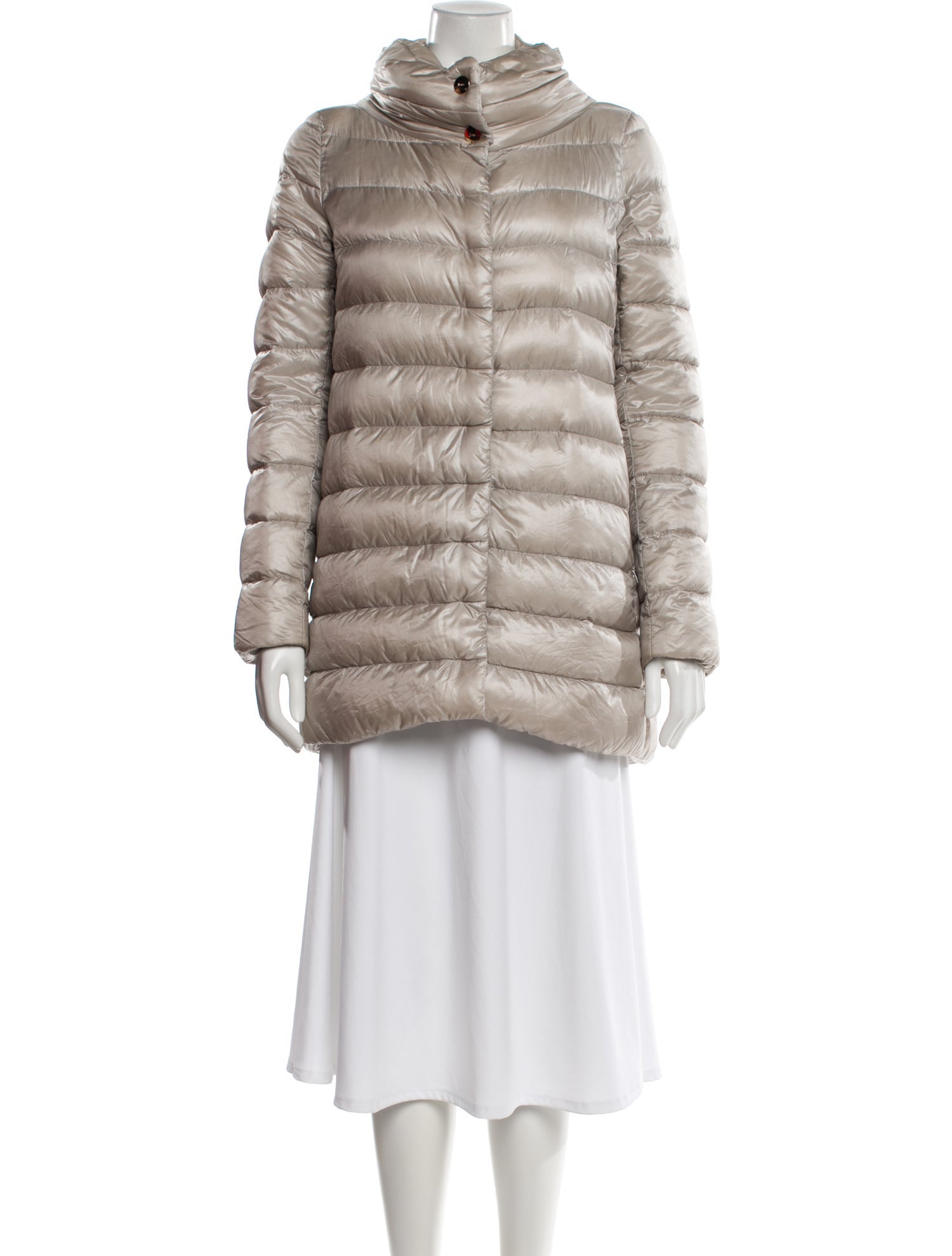 Herno Nylon Faux Fur Jacket