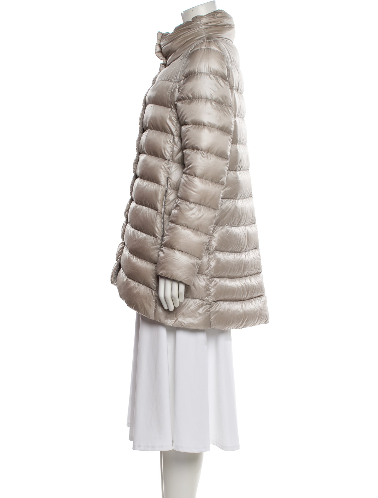 Herno Nylon Faux Fur Jacket