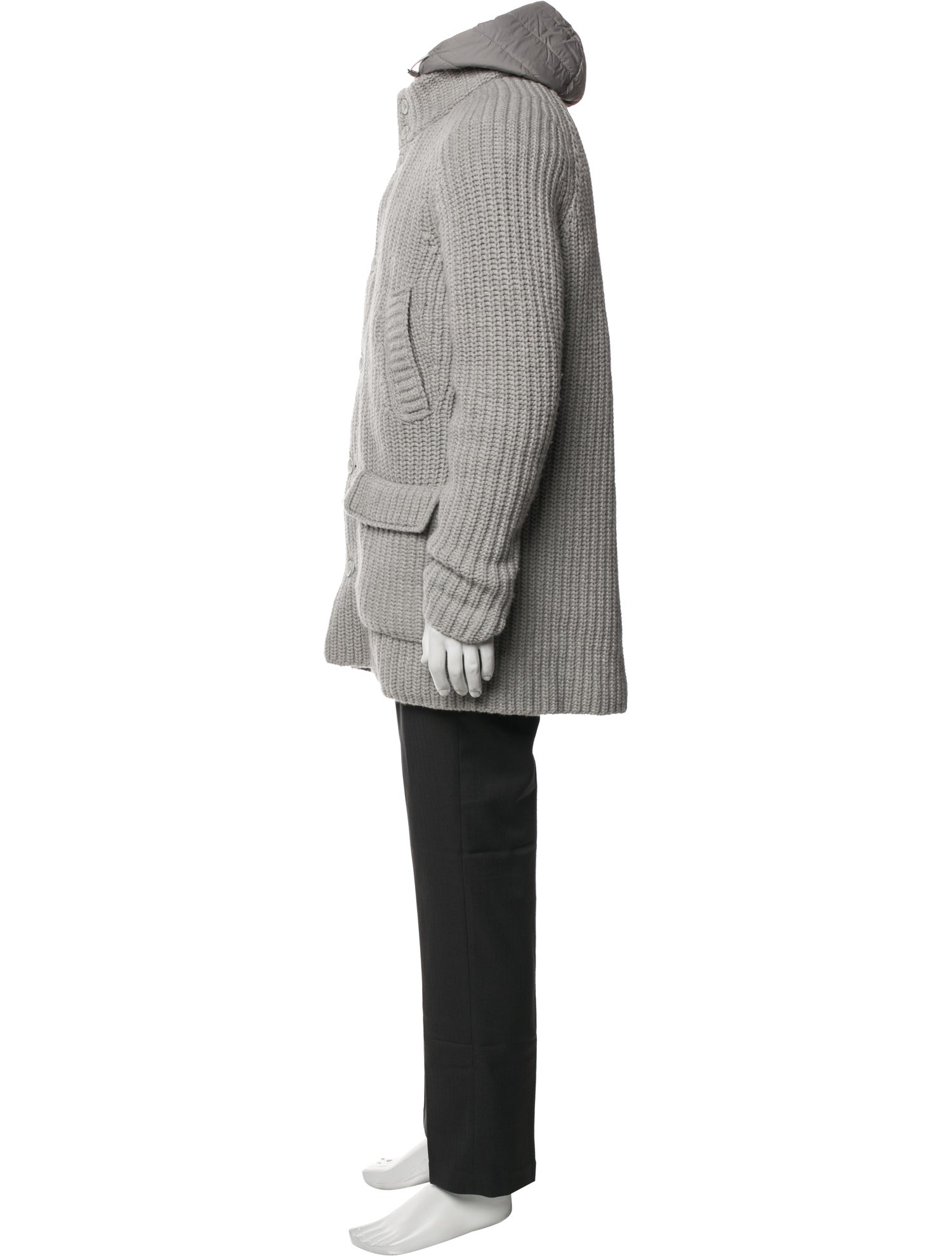 Herno Wool Open Front Cardigan
