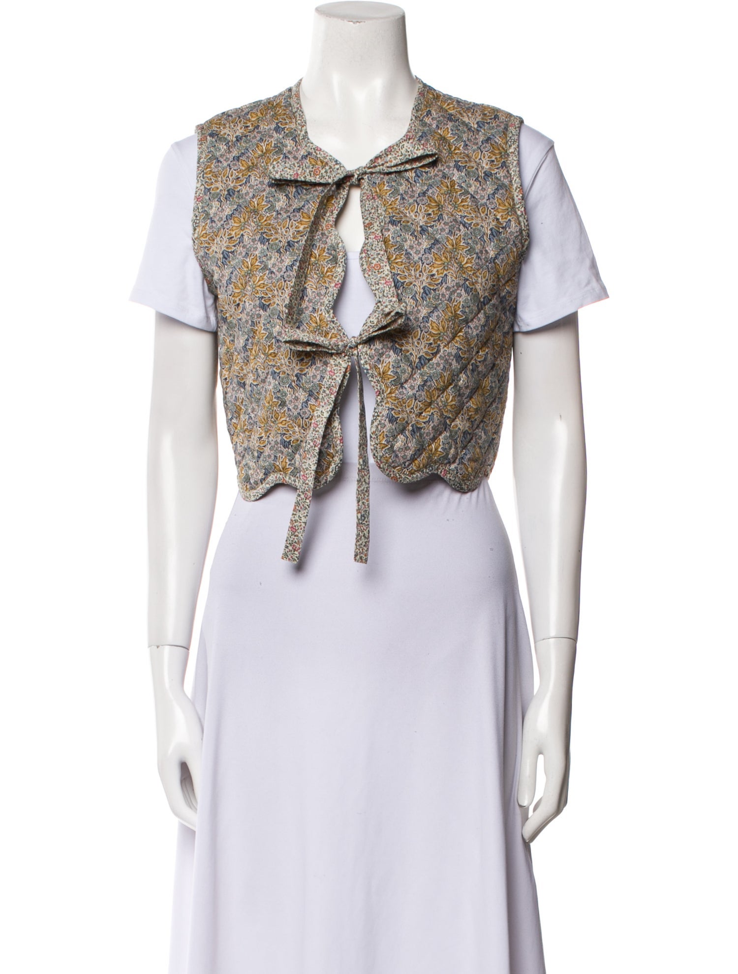 Horror Vacui Tweed Pattern Vest