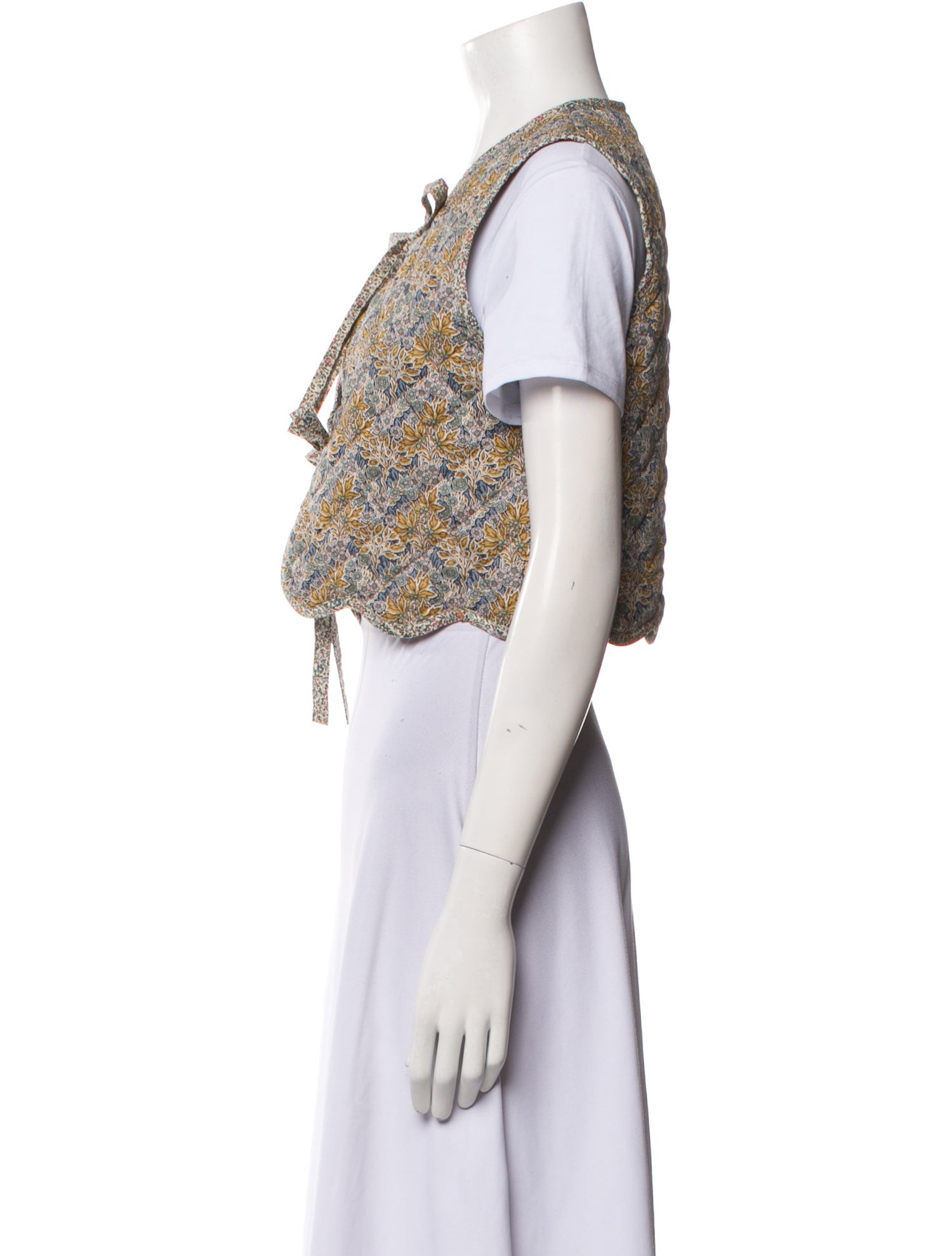 Horror Vacui Tweed Pattern Vest