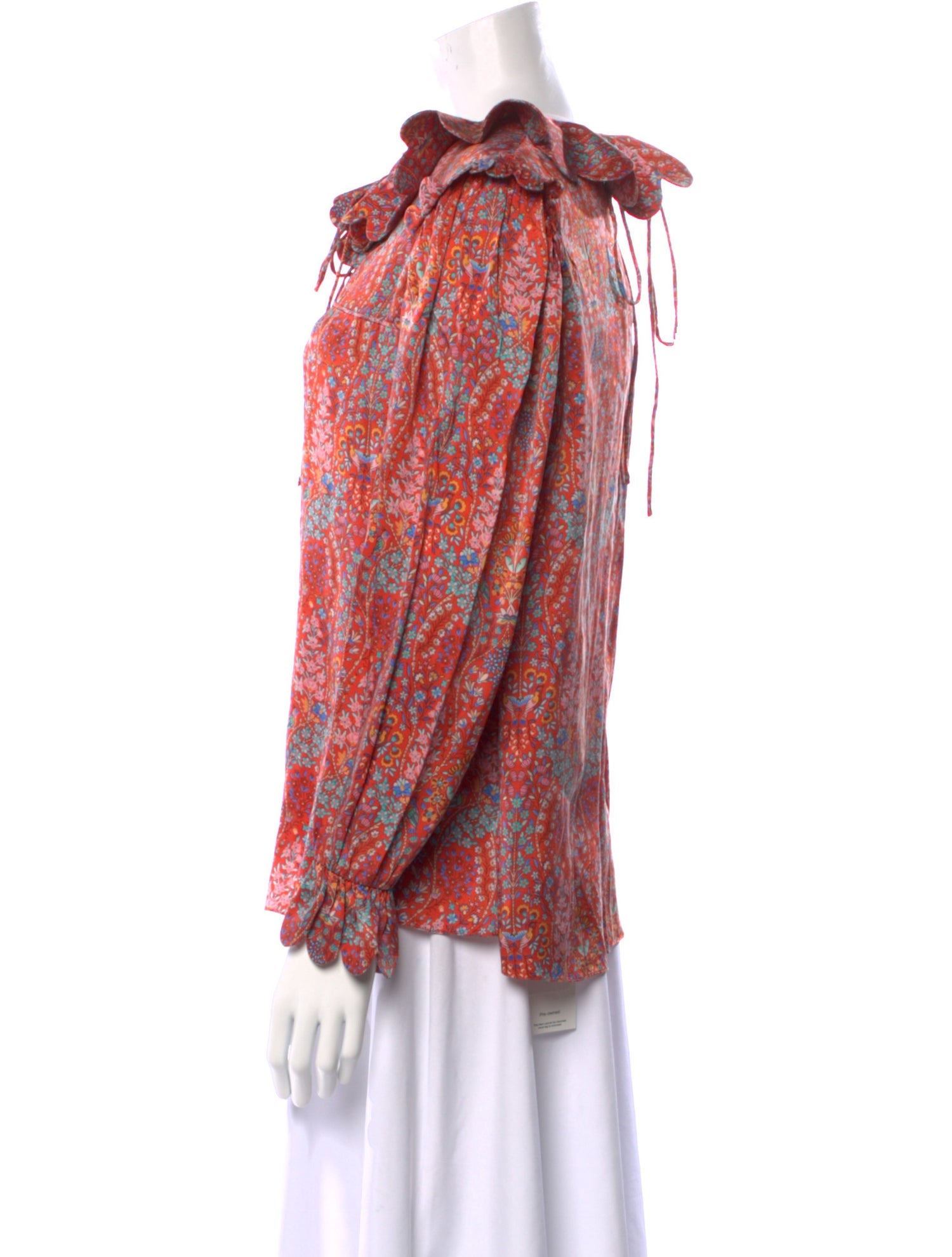 Horror Vacui Silk Printed Blouse