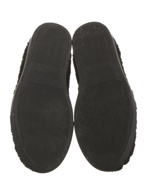 Human Recreational Services Shearling Chain-Link Accents Loafers