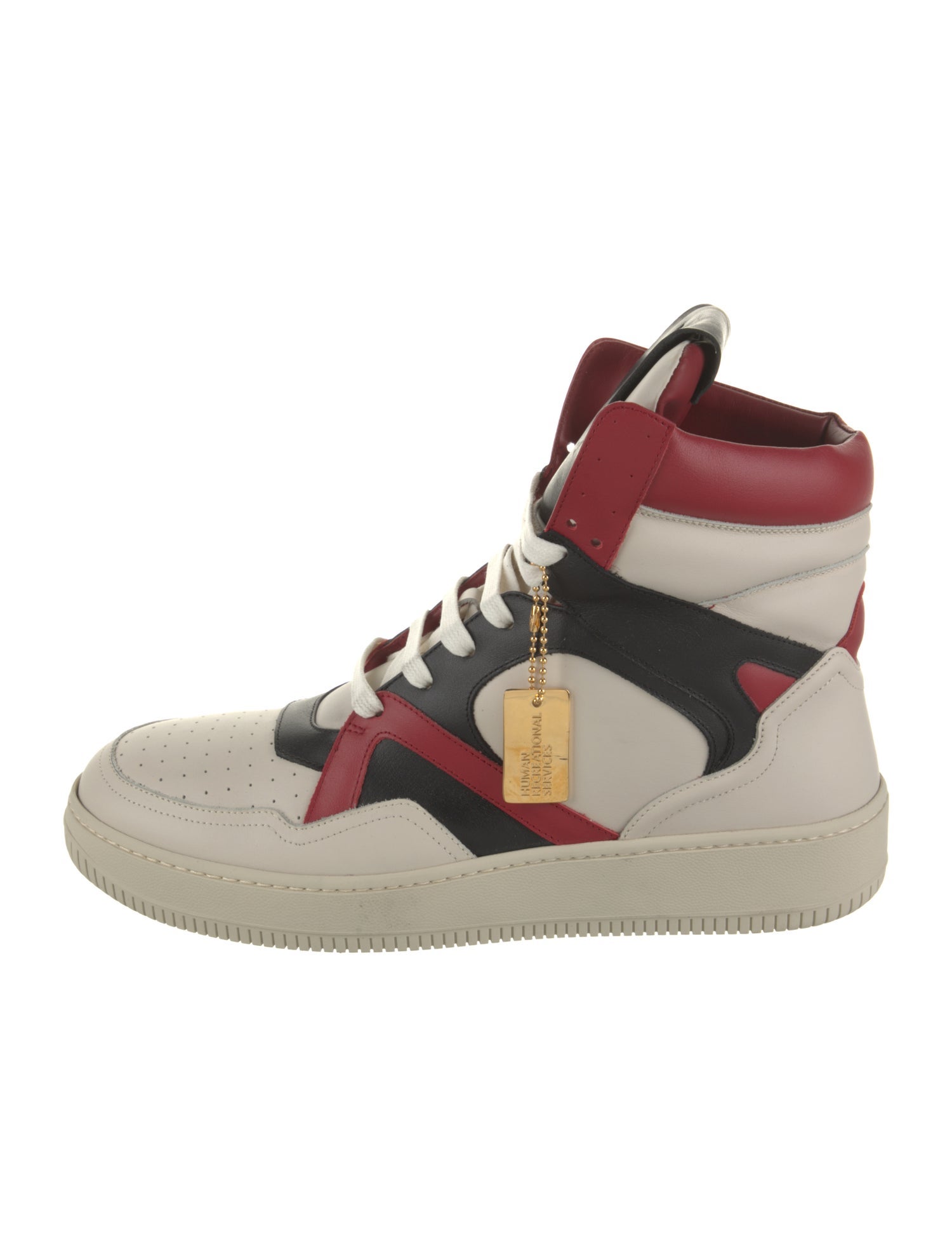 Human Recreational Services Leather Printed Sneakers