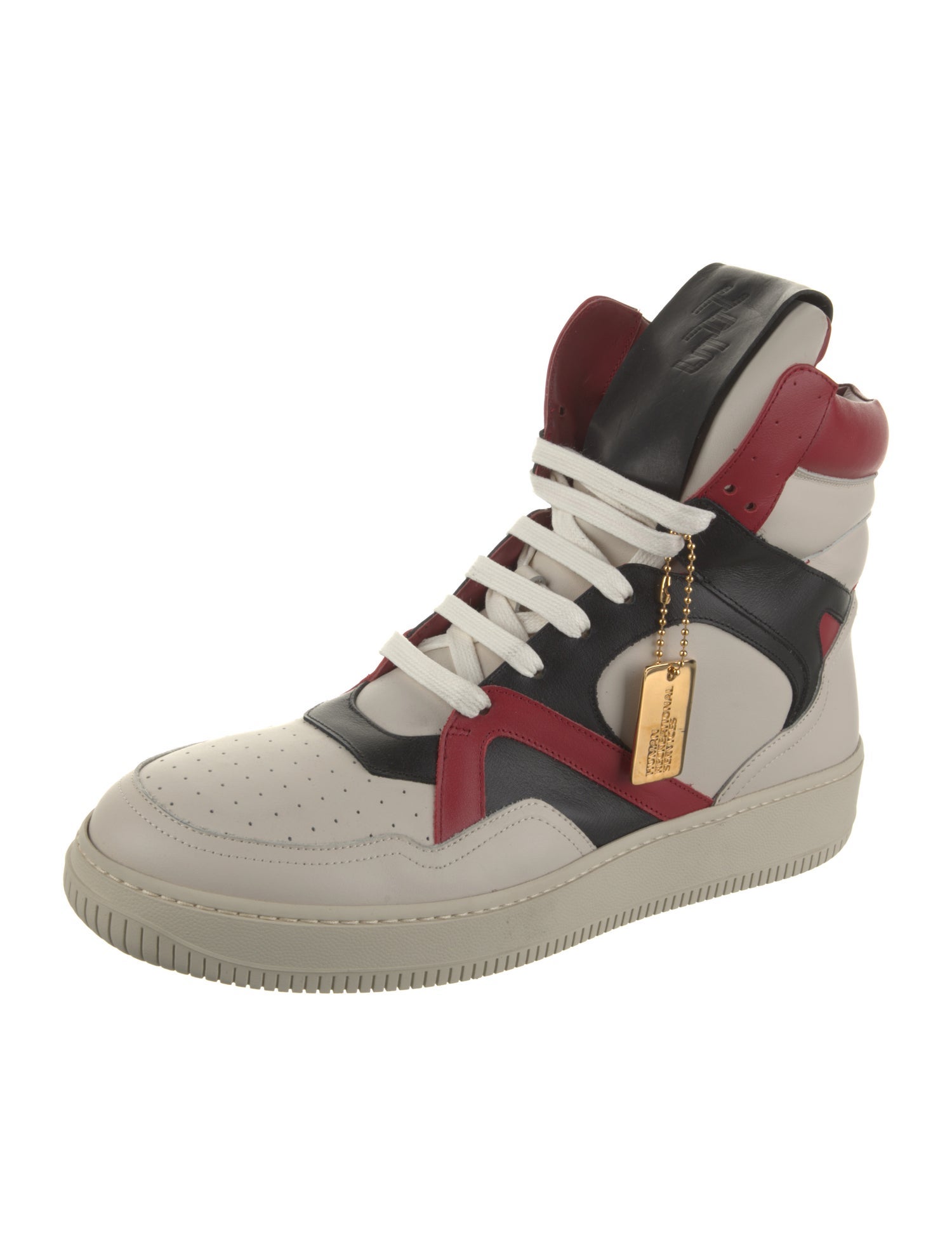 Human Recreational Services Leather Printed Sneakers