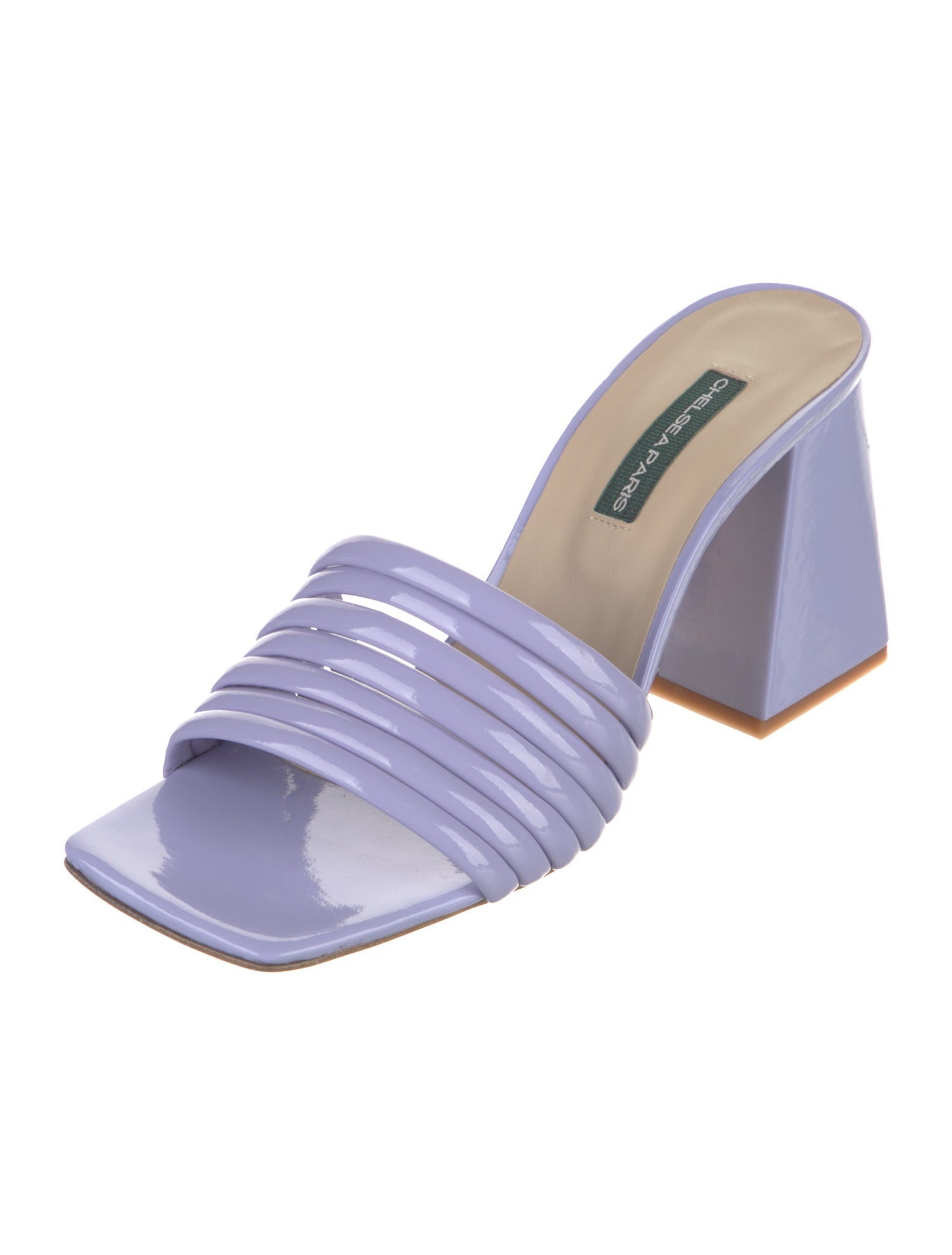 Chelsea Paris Patent Leather Slides