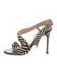 Chelsea Paris Ponyhair Printed Slingback Sandals
