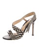 Chelsea Paris Ponyhair Printed Slingback Sandals