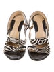 Chelsea Paris Ponyhair Printed Slingback Sandals