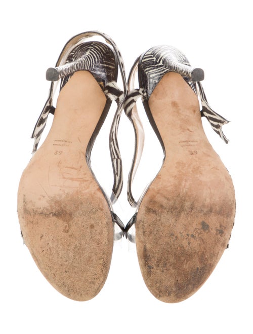 Chelsea Paris Ponyhair Printed Slingback Sandals