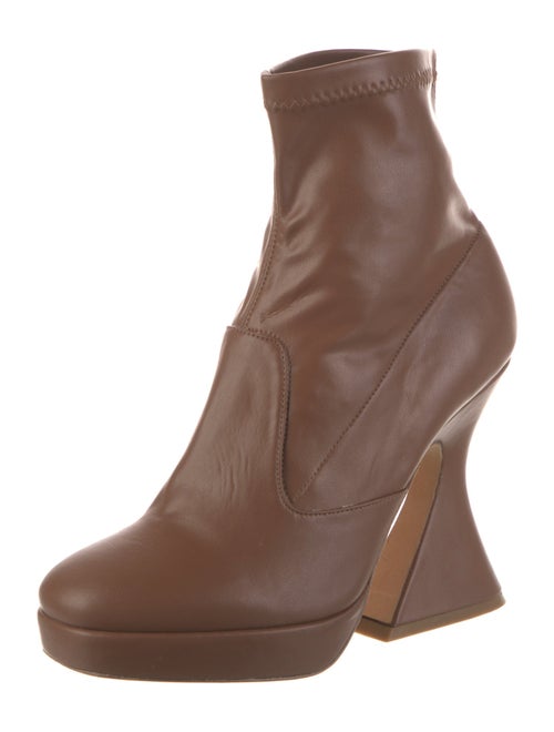 Chelsea Paris Leather Sock Boots