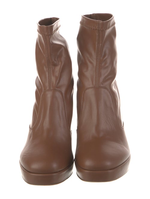 Chelsea Paris Leather Sock Boots