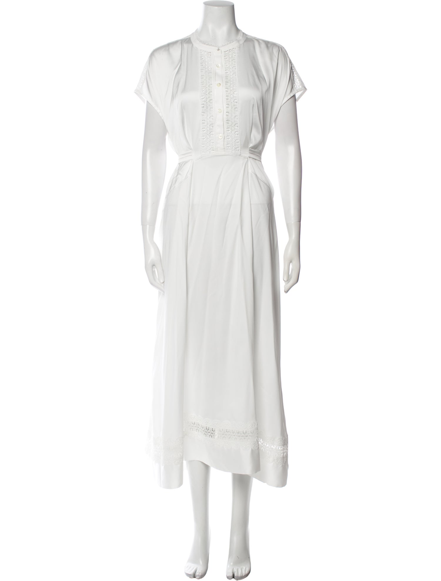 High Crew Neck Long Dress w/ Tags