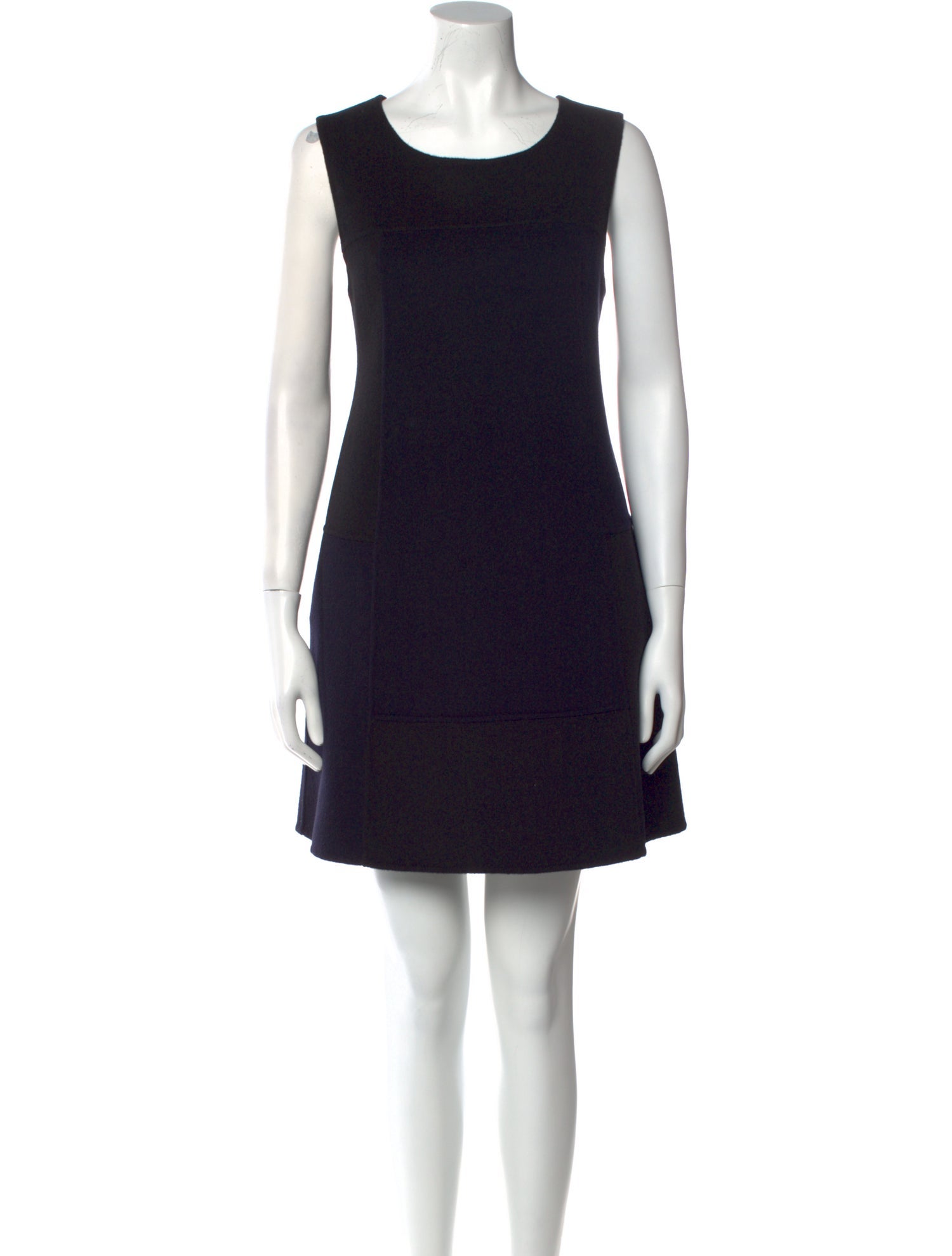 High Scoop Neck Mini Dress w/ Tags