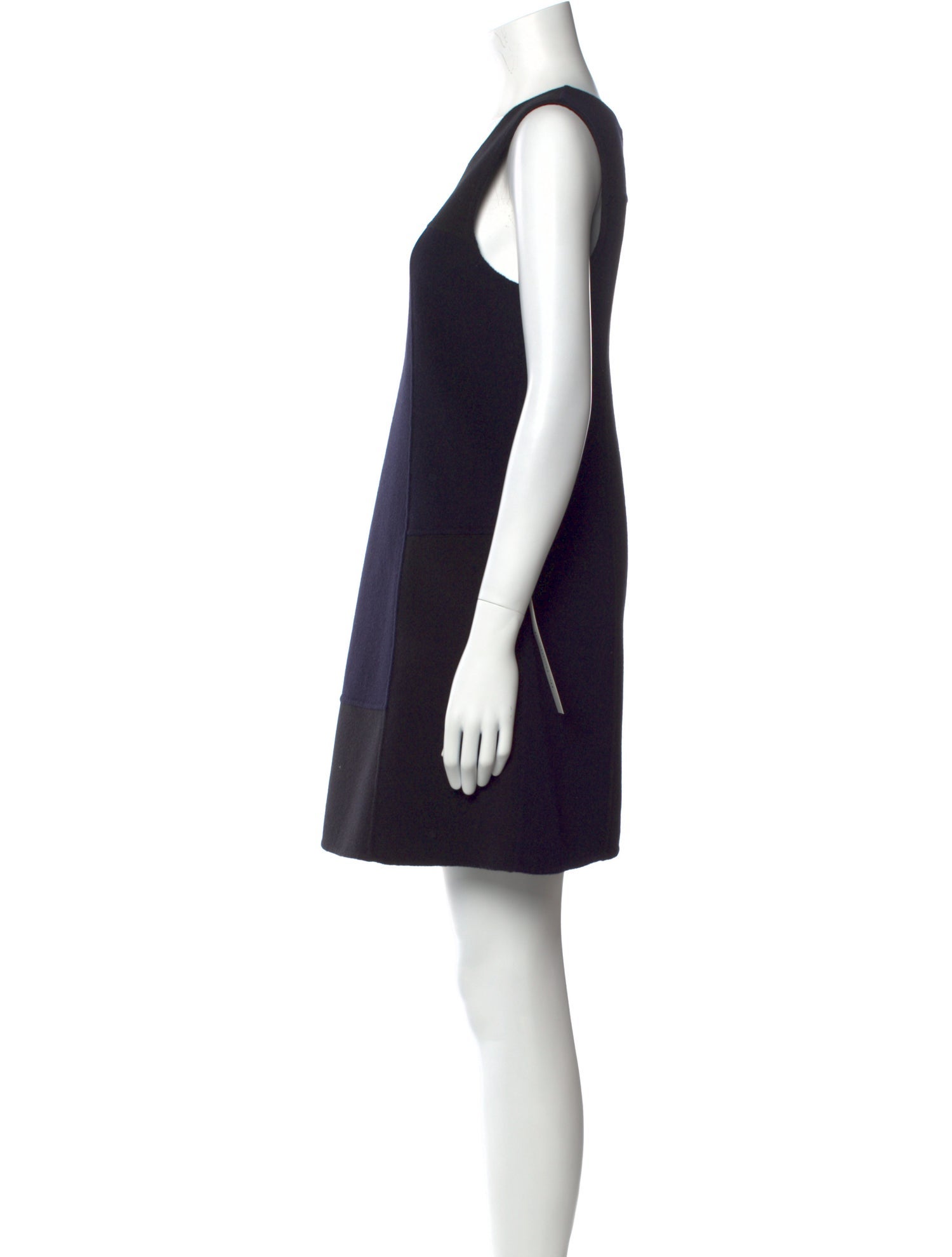 High Scoop Neck Mini Dress w/ Tags