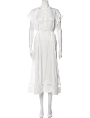 High Dresses Mock Neck Long Dress S