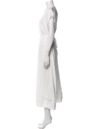 High Mock Neck Long Dress