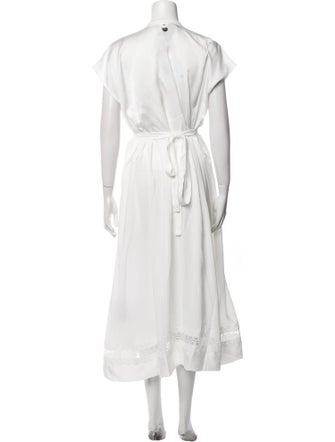 High Mock Neck Long Dress