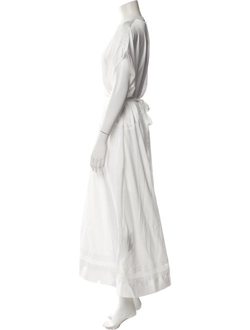 High Crew Neck Long Dress