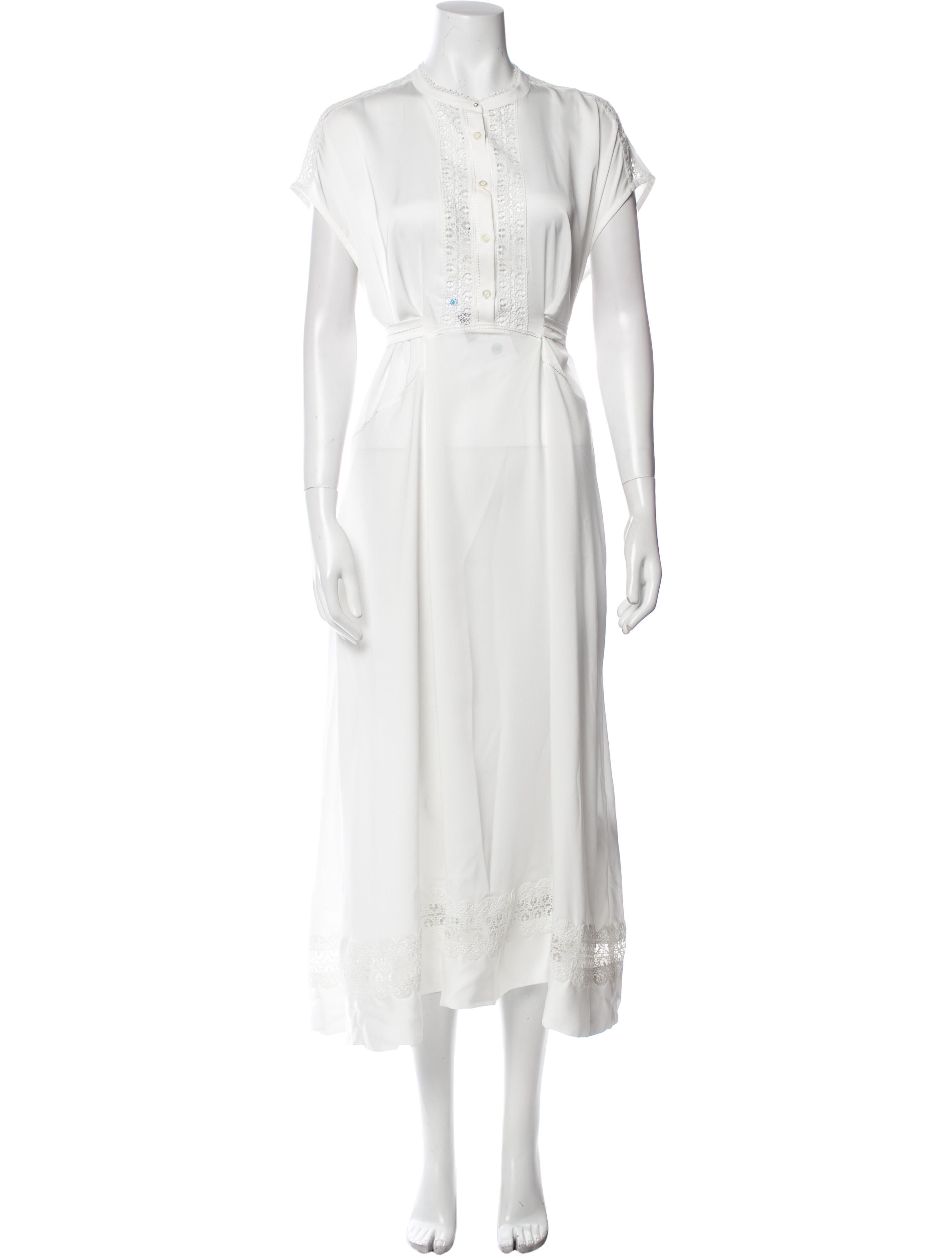 High V-Neck Long Dress