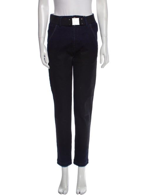 High Straight Leg Pants