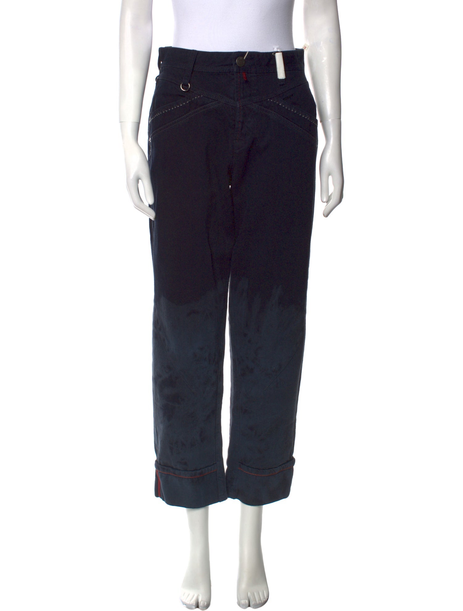 High High-Rise Straight Leg Jeans