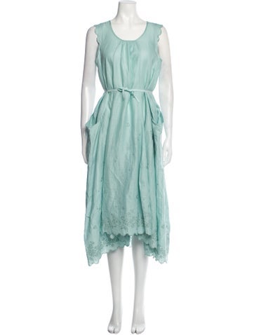 High Dresses Scoop Neck Long Dress S