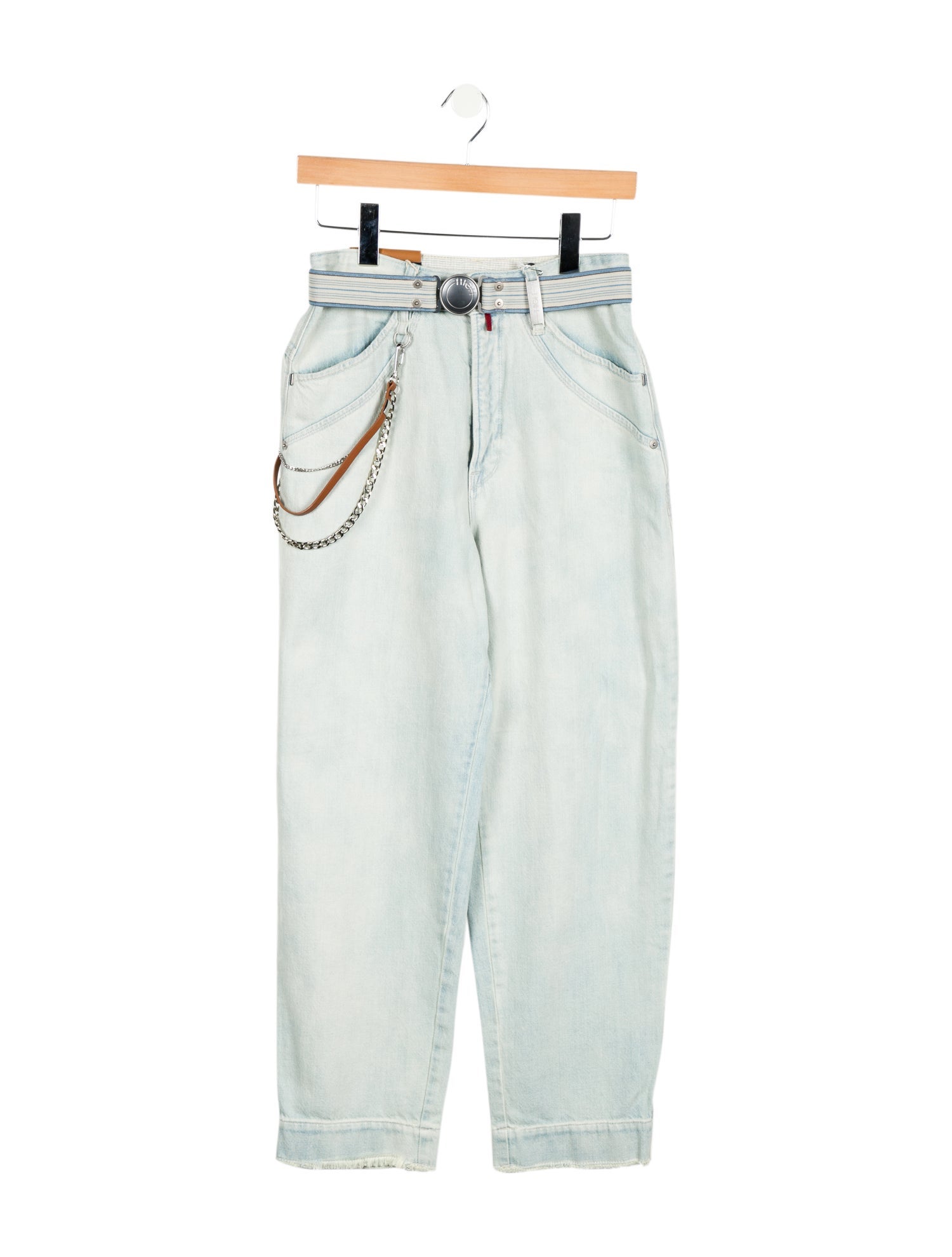 High Straight Leg Pants