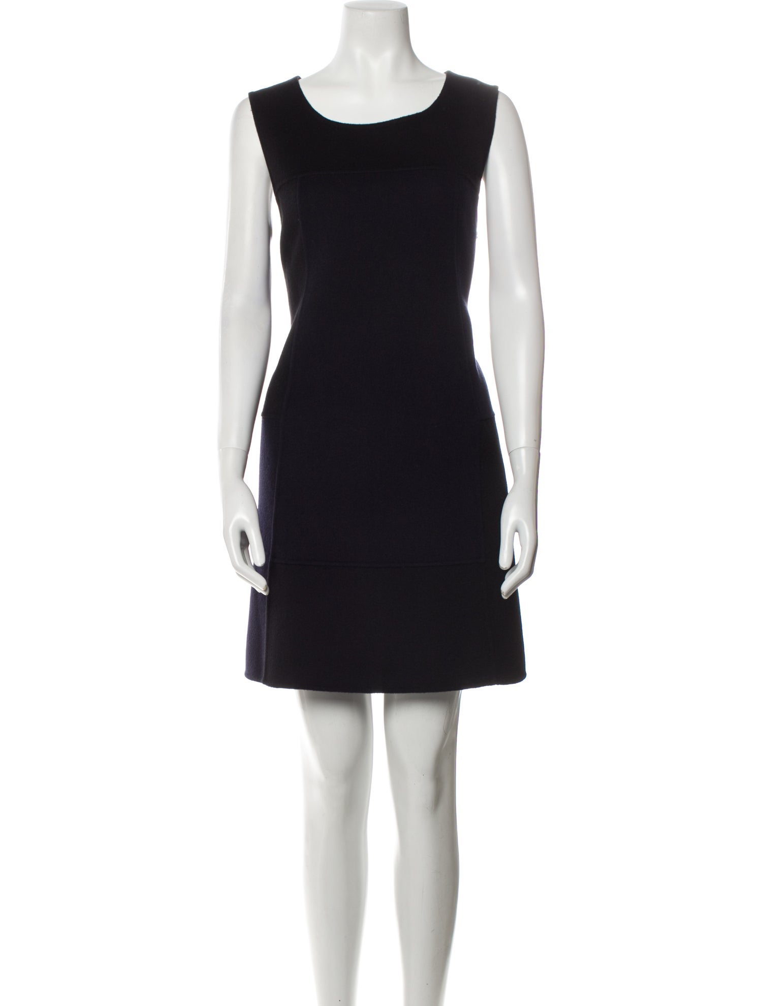 High Scoop Neck Mini Dress w/ Tags