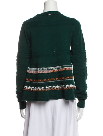 High Virgin Wool Striped Sweater