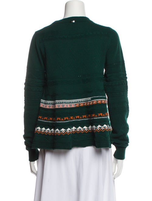 High Virgin Wool Striped Sweater