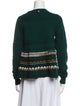 High Virgin Wool Striped Sweater
