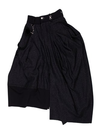 High Striped Wide Leg Pants