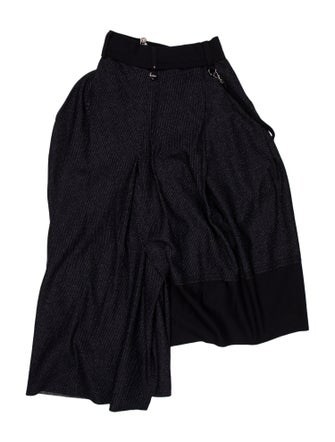 High Striped Wide Leg Pants